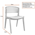 Cadeira Para Mesa De Jantar Cyndi 53cm Madeira Maciça | Facto